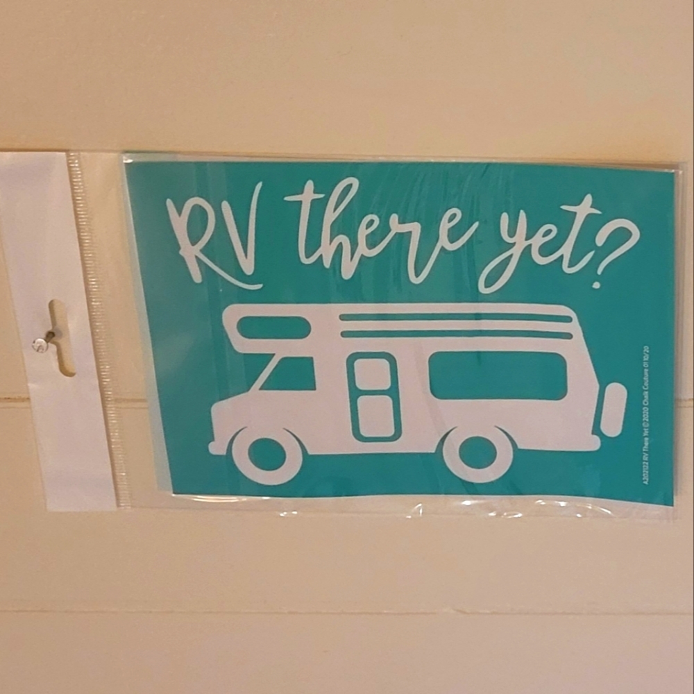 NEW Chalk Couture Reusable Transfer RV There Yet